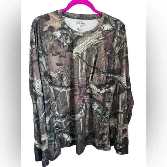 L.L.Bean 100% Polyester Long Sleeve Hunting Shirt size XXL - Picture 1 of 6